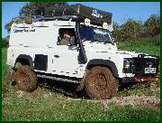 Trying to get cross axled in the gully