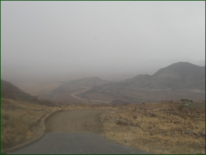 Speetshoogte pass in low cloud