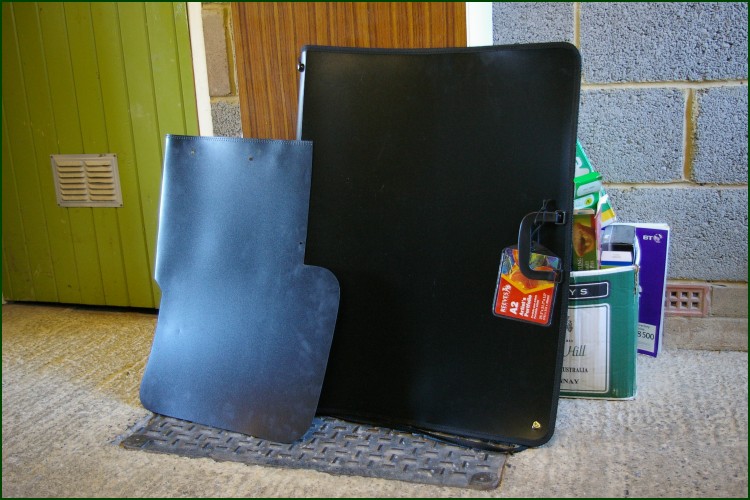 The new front mud guards and what they came from