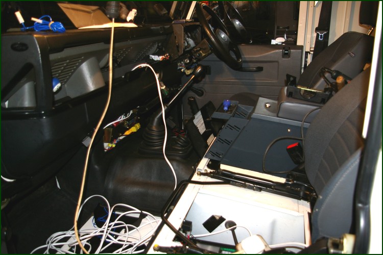 Wiring up the spot lights, another late night